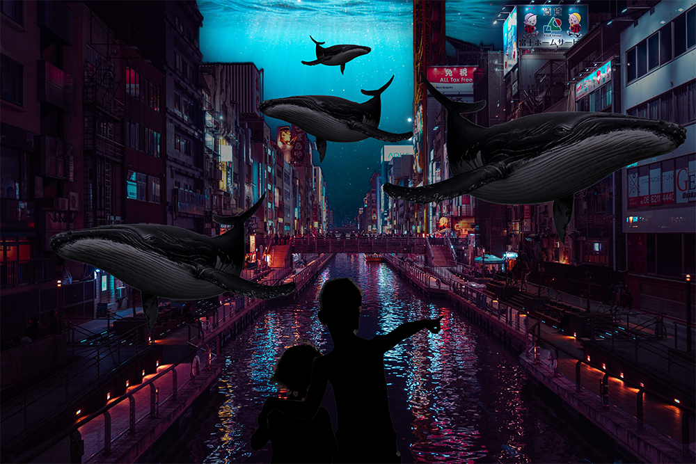 A city under water